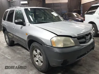 2003 Mazda Tribute ES with VIN 4F2CZ96143KM49181, listed as a IAAI auction lot 41363742 with 208,398 mi miles. Bid and sale history available at carsss.com. Image 1.