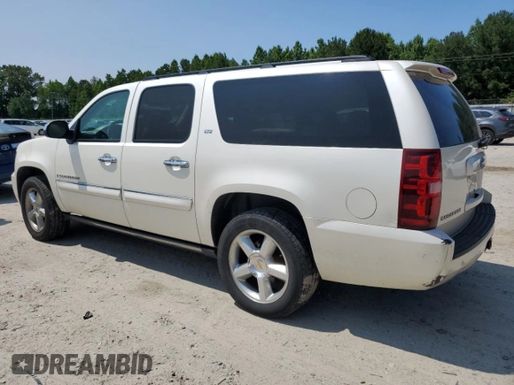 2008 Chevrolet Suburban LTZ with VIN 1GNFK16388R213823, listed as a Copart auction lot 57807615 with 329,193 mi miles and Clean title. Bid and sale history available at DreamBid. Image 2.