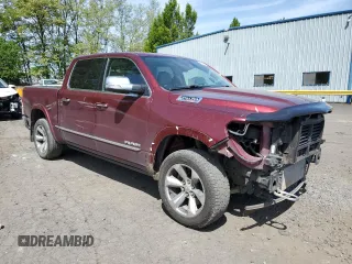 2022 Ram 1500 Limited with VIN 1C6SRFHM8NN192388, listed as a Copart auction lot 55816105 with 22,971 mi miles and Salvage title. Bid and sale history available at DreamBid. Image 4.