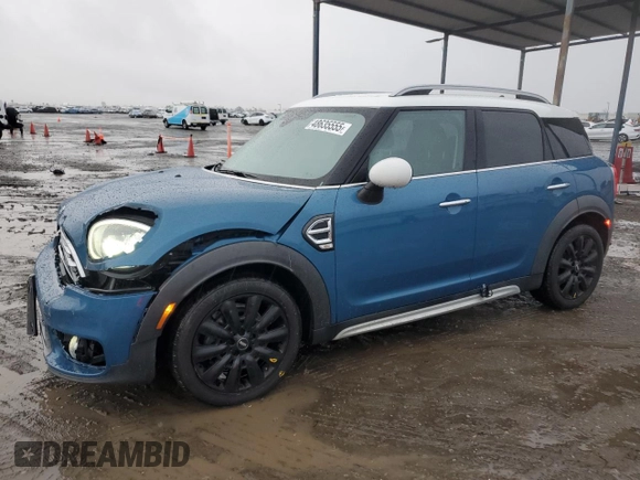 2019 MINI Countryman Cooper z VIN WMZYS7C59K3F46491, wystawiony jako Copart lot #48635555 z przebiegiem 68 235 mil mil oraz Szkoda całkowita • Salvage title. Historia ofert i sprzedaży dostępna na DreamBid. Obrazek 1.
