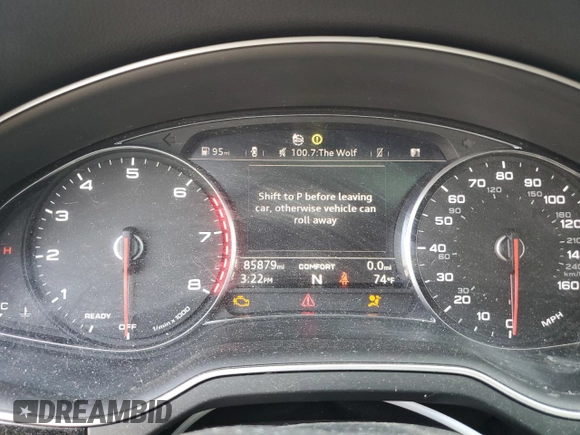 2017 Audi Q7 Premium с VIN WA1AAAF76HD000644, выставлен на аукционе Copart как лот 54451185 с пробегом 85 879 миль миль и Списание • Salvage title. История ставок и продаж доступна на DreamBid. Изображение 9.