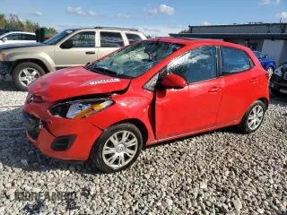 2013 Mazda Mazda2 Sport with VIN JM1DE1KZ1D0155800, listed as a Copart auction lot 72544204 with 164,410 mi miles and Clean Title. Bid and sale history available at carsss.com. Image 1.
