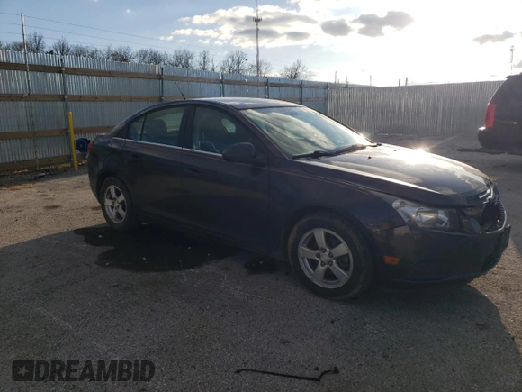 2014 Chevrolet Cruze 1LT with VIN 1G1PC5SB0E7201101, listed as a Copart auction lot 85553744 with 73,389 mi miles and Salvage Title. Bid and sale history available at carsss.com. Image 4.