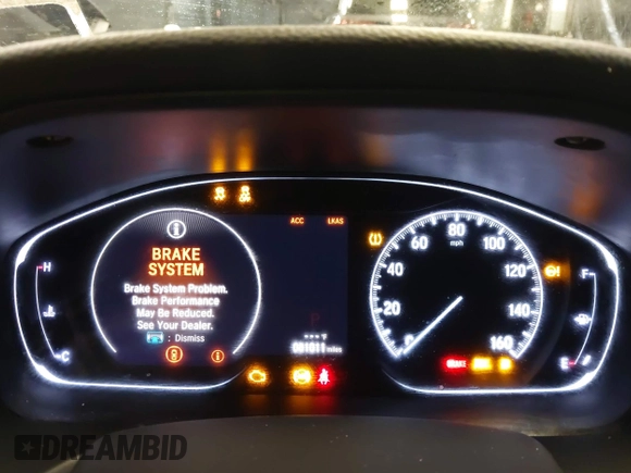 2020 Honda Accord EX-L with VIN 1HGCV2F52LA023440, listed as a IAAI auction lot 41537345 with 81,011 mi miles and . Bid and sale history available at DreamBid. Image 7.