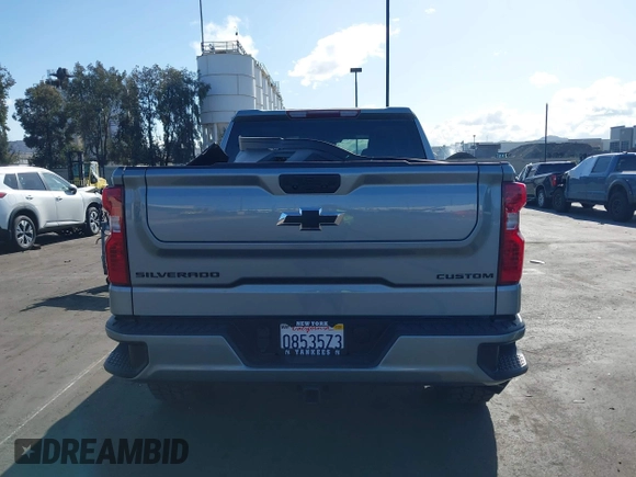 2024 Chevrolet Silverado 1500 Custom with VIN 3GCPABEKXRG301790, listed as a IAAI auction lot 41905893 with 6,800 mi miles and . Bid and sale history available at DreamBid. Image 17.