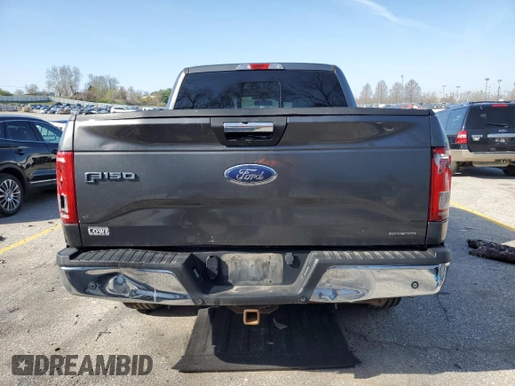 2015 Ford F-150 XLT with VIN 1FTEW1EF6FKD07564, listed as a Copart auction lot 50184605 with 270,166 mi miles and Salvage Title. Bid and sale history available at carsss.com. Image 6.