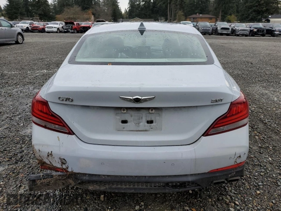 2019 Genesis G70 Advanced with VIN KMTG34LA5KU026138, listed as a Copart auction lot 81159054 with 99,964 mi miles and Salvage Title. Bid and sale history available at DreamBid. Image 6.