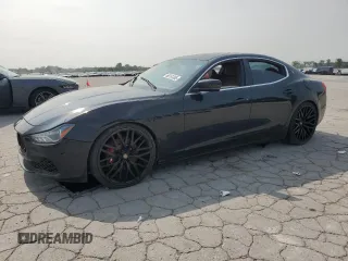2014 Maserati Ghibli S Q4 z VIN ZAM57RTA5E1126622, wystawiony jako Copart lot #60761365 z przebiegiem 37 012 mil mil oraz Czysty tytuł • Clean title. Historia ofert i sprzedaży dostępna na DreamBid. Obrazek 1.