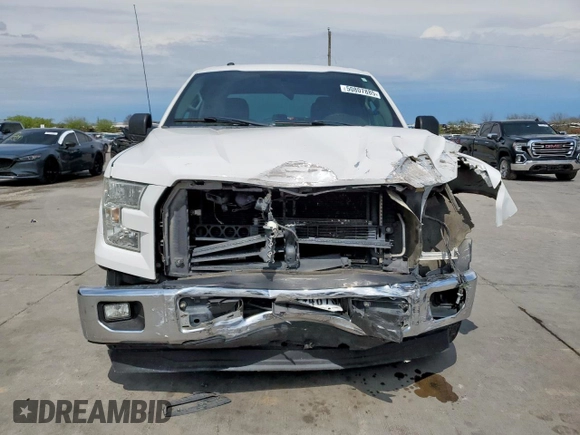 2017 Ford F-150 XL with VIN 1FTEW1CG5HFA76227, listed as a Copart auction lot 50807885 with 164,498 mi miles and Salvage Title. Bid and sale history available at DreamBid. Image 5.