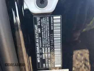 2012 Mercedes-Benz E 550 with VIN WDDKJ7DB5CF164023, listed as a Copart auction lot 86807984 with Not Provided miles and Salvage Title. Bid and sale history available at DreamBid. Image 12.