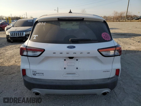 2021 Ford Escape SE with VIN 1FMCU9G63MUB15590, listed as a Copart auction lot 48617445 with 23,480 mi miles and Salvage Title. Bid and sale history available at carsss.com. Image 6.