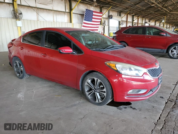 2014 Kia Forte EX with VIN KNAFX4A88E5235965, listed as a Copart auction lot 45882965 with 119,133 mi miles and Salvage Title. Bid and sale history available at carsss.com. Image 4.