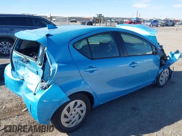 2016 Toyota Prius One with VIN JTDKDTB33G1117310, listed as a IAAI auction lot 41521947 with Not Provided miles. Bid and sale history available at carsss.com. Image 4.