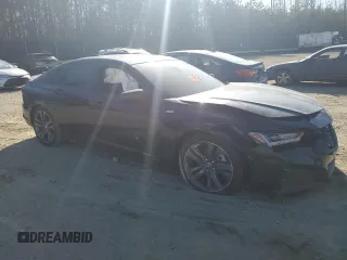 2022 Acura TLX w/A-Spec Package with VIN 19UUB6F50NA002190, listed as a Copart auction lot 50175855 with Not Provided miles and Salvage Title. Bid and sale history available at DreamBid. Image 4.