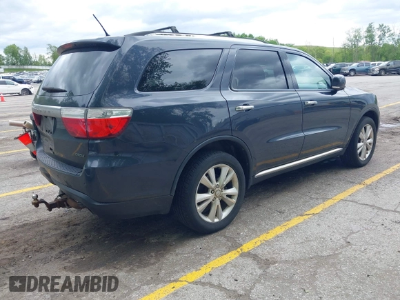 2013 Dodge Durango Crew z VIN 1C4RDJDG9DC602506, wystawiony jako IAAI lot #42306428 z przebiegiem 195 613 mil mil oraz . Historia ofert i sprzedaży dostępna na DreamBid. Obrazek 4.