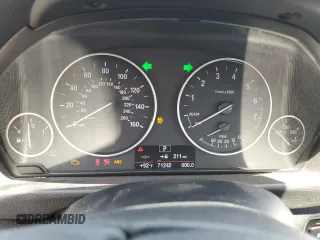 2015 BMW 3 Series 320i with VIN WBA3B1C55FK137367, listed as a Copart auction lot 51474765 with 71,242 mi miles and Salvage Title. Bid and sale history available at carsss.com. Image 9.
