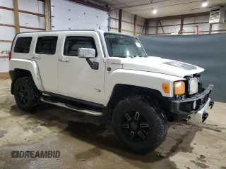 2008 Hummer H3 SUV with VIN 5GTEN13E288136351, listed as a Copart auction lot 42146555 with 164,886 mi miles and Salvage Title. Bid and sale history available at carsss.com. Image 4.
