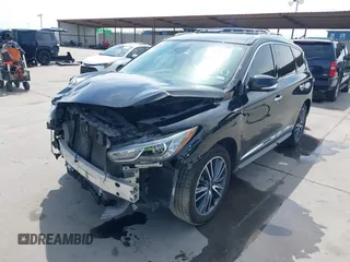 2018 Infiniti QX60 with VIN 5N1DL0MM3JC522705, listed as a IAAI auction lot 41883872 with 103,455 mi miles. Bid and sale history available at carsss.com. Image 18.