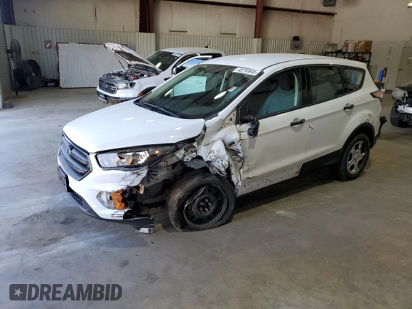 2018 Ford Escape S with VIN 1FMCU0F7XJUA09297, listed as a Copart auction lot 49750845 with 148,534 mi miles and Salvage Title. Bid and sale history available at carsss.com. Image 1.