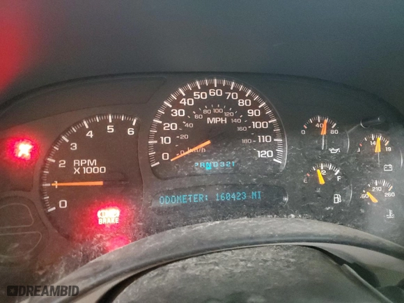 2005 Chevrolet Silverado 1500 LS with VIN 2GCEK13T251106134, listed as a Copart auction lot 52896995 with 160,423 mi miles and Salvage Title. Bid and sale history available at carsss.com. Image 9.