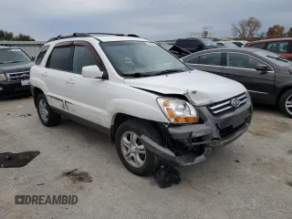 2005 Kia Sportage LX with VIN KNDJF723057125954, listed as a Copart auction lot 79454554 with 179,811 mi miles and Salvage Title. Bid and sale history available at carsss.com. Image 4.