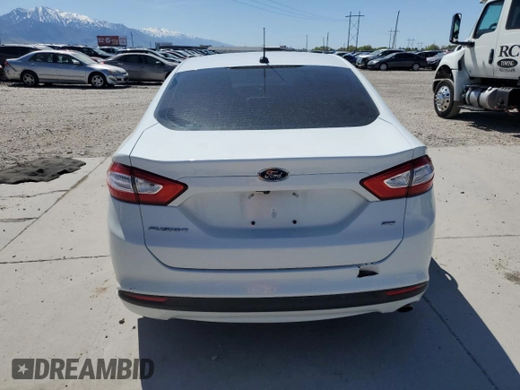2016 Ford Fusion SE with VIN 3FA6P0H70GR160533, listed as a Copart auction lot 55467335 with 187,556 mi miles and Salvage title. Bid and sale history available at DreamBid. Image 6.