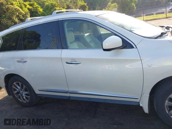 2015 Infiniti QX60 z VIN 5N1AL0MM8FC517929, wystawiony jako IAAI lot #42118295 z przebiegiem 104 188 mil mil oraz . Historia ofert i sprzedaży dostępna na DreamBid. Obrazek 13.