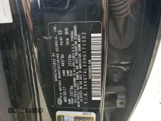 2017 Kia Optima LX with VIN 5XXGT4L33HG171502, listed as a Copart auction lot 48632205 with 99,935 mi miles and Salvage Title. Bid and sale history available at carsss.com. Image 12.