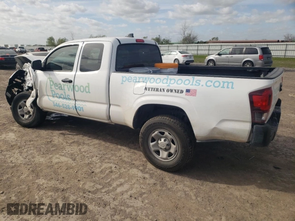 2023 Toyota Tacoma SR with VIN 3TYRX5GN2PT083718, listed as a Copart auction lot 49546035 with 23,005 mi miles and Salvage title. Bid and sale history available at DreamBid. Image 2.