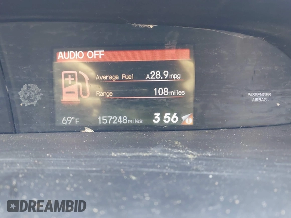 2015 Honda Civic Sedan LX with VIN 19XFB2E57FE061088, listed as a IAAI auction lot 41815595 with 157,248 mi miles. Bid and sale history available at carsss.com. Image 16.