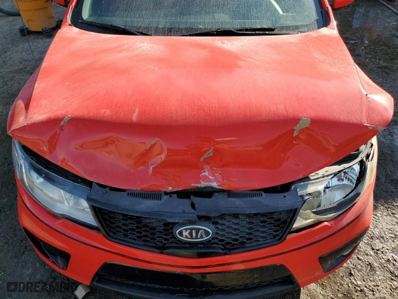 2013 Kia Forte Koup SX with VIN KNAFW6A38D5688761, listed as a Copart auction lot 43784245 with 148043 miles and Salvage Title. Bid and sale history available at carsss.com. Image 11.