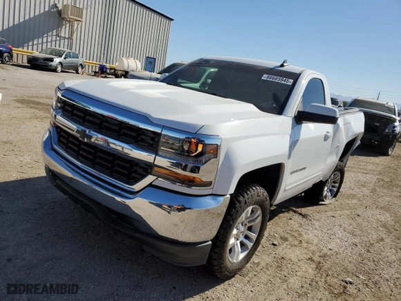 2016 Chevrolet Silverado 1500 Work Truck with VIN 1GCNCNEC5GZ411395, listed as a Copart auction lot 88685945 with 33,505 mi miles and Salvage Title. Bid and sale history available at carsss.com. Image 1.