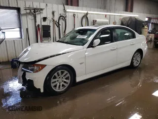 2006 BMW 3 Series 325i with VIN WBAVB13556PT00630, listed as a Copart auction lot 46433895 with 168,688 mi miles and Salvage Title. Bid and sale history available at carsss.com. Image 1.