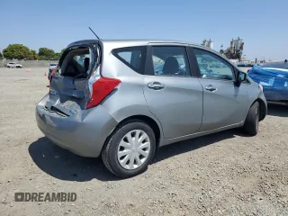 2015 Nissan Note SR with VIN 3N1CE2CP9FL418008, listed as a Copart auction lot 60336955 with 104,190 mi miles and Salvage title. Bid and sale history available at DreamBid. Image 3.