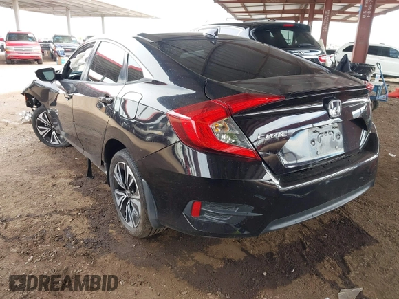 2017 Honda Civic Sedan EX-T with VIN 19XFC1F39HE028956, listed as a IAAI auction lot 41778460 with 57,216 mi miles. Bid and sale history available at carsss.com. Image 3.