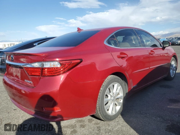 2014 Lexus ES 300h Hybrid with VIN JTHBW1GG6E2066904, listed as a Copart auction lot 51825105 with 101,764 mi miles and Salvage Title. Bid and sale history available at carsss.com. Image 3.