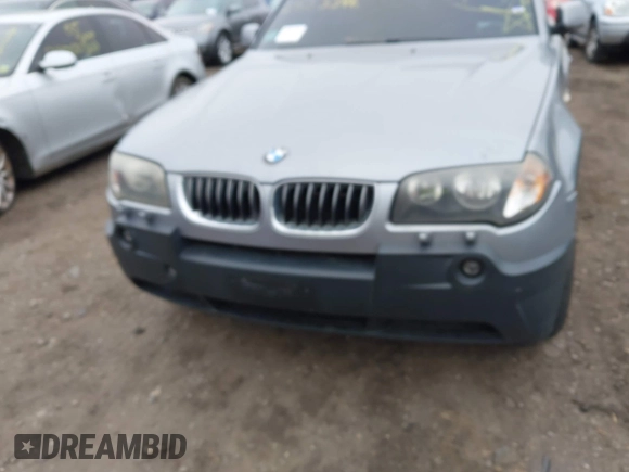 2005 BMW X3 3.0i with VIN WBXPA934X5WA31832, listed as a IAAI auction lot 41927615 with 999,999 mi miles. Bid and sale history available at carsss.com. Image 6.