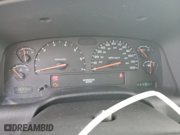 2003 Dodge Durango SLT Plus z VIN 1D4HS58N33F612272, wystawiony jako Copart lot #45331435 z przebiegiem 183 750 mil mil oraz Szkoda całkowita • Salvage title. Historia ofert i sprzedaży dostępna na DreamBid. Obrazek 9.