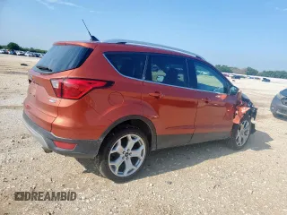 2019 Ford Escape Titanium с VIN 1FMCU9J95KUB54634, выставлен на аукционе Copart как лот 58171885 с пробегом 39 823 миль миль и Списание • Salvage title. История ставок и продаж доступна на DreamBid. Изображение 3.