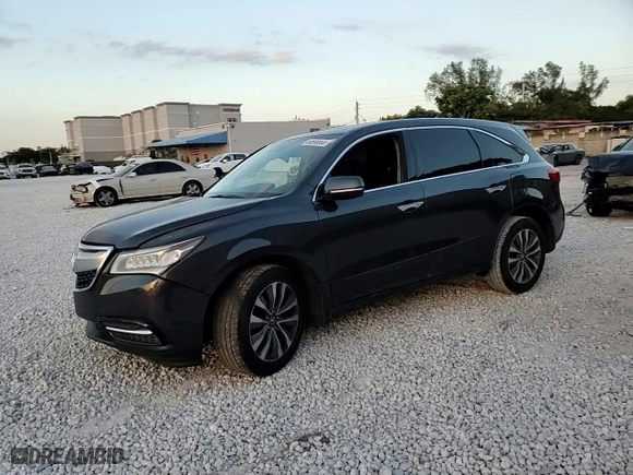 2016 Acura MDX w/Tech with VIN 5FRYD3H46GB015497, listed as a Copart auction lot 88596565 with 94,951 mi miles and Salvage Title. Bid and sale history available at carsss.com. Image 11.