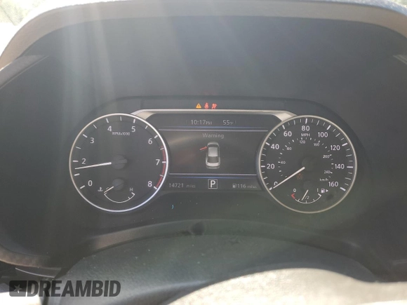 2024 Nissan Sentra SV with VIN 3N1AB8CV1RY382632, listed as a Copart auction lot 55803925 with 14,721 mi miles and Salvage title. Bid and sale history available at DreamBid. Image 9.