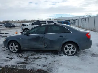 2003 Audi A4 3.0L with VIN WAULT68E73A150996, listed as a IAAI auction lot 41289003 with 119,657 mi miles. Bid and sale history available at carsss.com. Image 14.