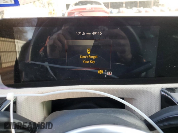 2022 Mercedes-Benz A 220 with VIN W1K3G4EB6NJ325513, listed as a Copart auction lot 45396145 with 49,115 mi miles and Salvage Title. Bid and sale history available at DreamBid. Image 9.