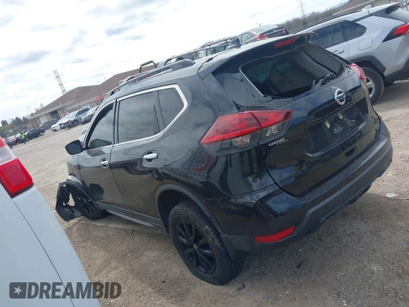 2018 Nissan Rogue SV with VIN 5N1AT2MV8JC731879, listed as a IAAI auction lot 42156851 with 83,504 mi miles. Bid and sale history available at carsss.com. Image 3.