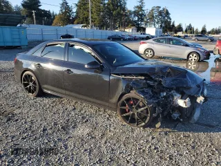 2018 Audi S4 Prestige with VIN WAUC4AF48JA132448, listed as a Copart auction lot 77536224 with 38,891 mi miles and Salvage Title. Bid and sale history available at carsss.com. Image 4.