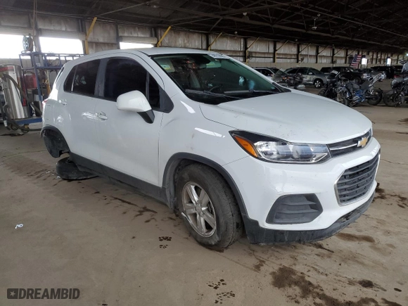 2021 Chevrolet Trax LS with VIN KL7CJKSB8MB316368, listed as a Copart auction lot 48233295 with 0 mi miles and Salvage Title. Bid and sale history available at carsss.com. Image 4.