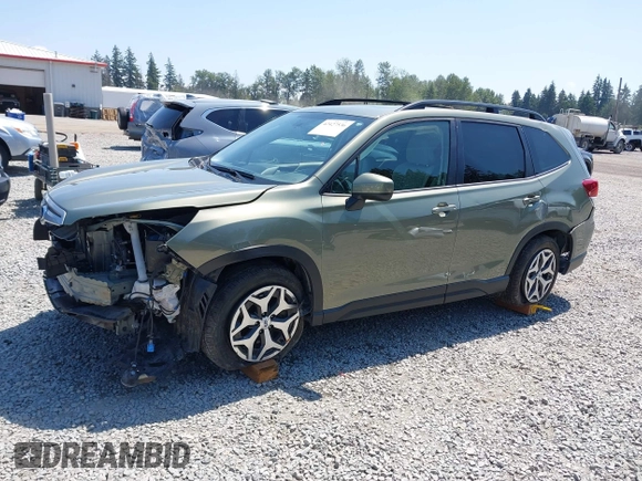 2021 Subaru Forester Premium with VIN JF2SKAFC5MH550118, listed as a IAAI auction lot 42427536 with 31,469 mi miles and . Bid and sale history available at DreamBid. Image 15.