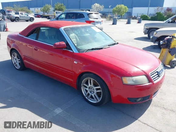 2005 Audi A4 1.8T with VIN WAUAC48H75K007372, listed as a IAAI auction lot 42012101 with 85,789 mi miles. Bid and sale history available at carsss.com. Image 1.