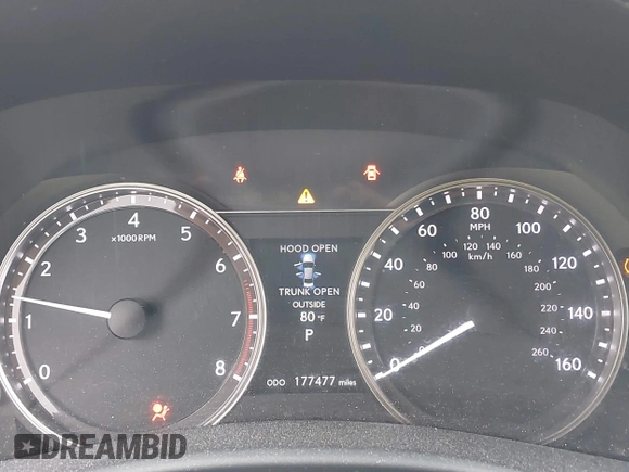 2014 Lexus GS 350 with VIN JTHBE1BL5E5043040, listed as a IAAI auction lot 42407759 with 177,477 mi miles and . Bid and sale history available at DreamBid. Image 15.