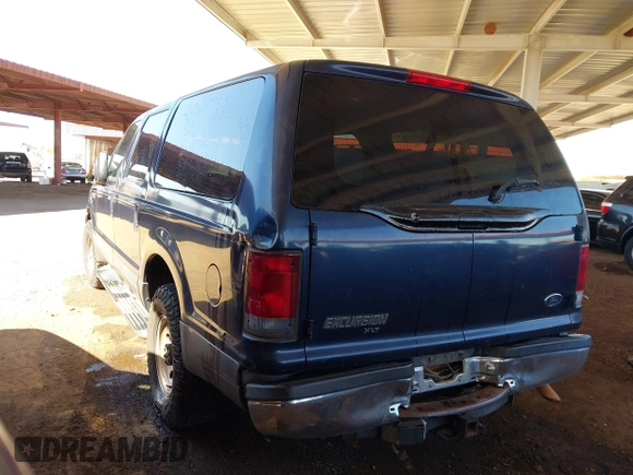 2002 Ford Excursion Special Serv с VIN 1FMNU40L62ED50097, выставлен на аукционе IAAI как лот 41814280 с пробегом 185 478 миль миль и . История ставок и продаж доступна на DreamBid. Изображение 3.